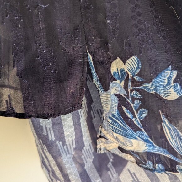 French Connection Ellette Mix Frill Sleeve Womens Blouse - Picture 7 of 13